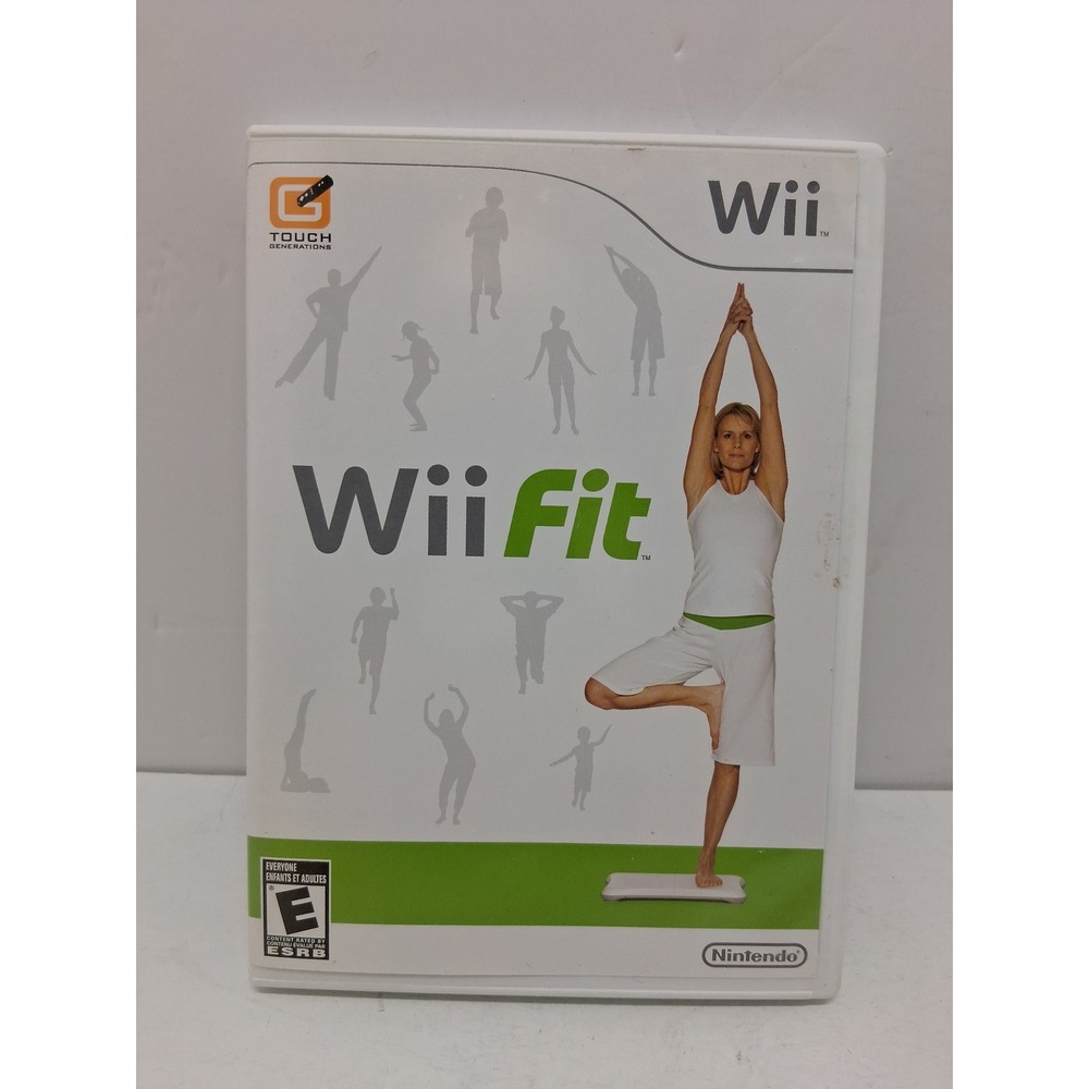 Nintendo Wii Fit Game with Manual and Case RVL-RFNE-USA Touch Generations